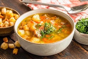 Гороховый суп с индейкой