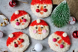 Бисквитное печенье Дед Мороз