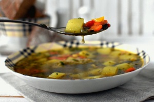 Суп с летними овощами