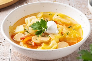 Венгерский капустный суп