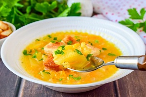 Гороховый суп с картошкой