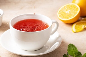 Согревающий чай с апельсином и корицей