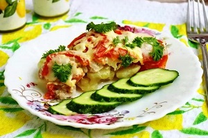 Курица по-французски с картошкой