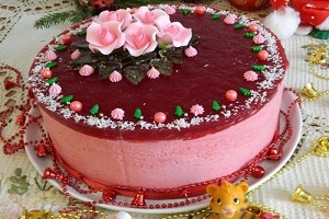 Торт Рубиновая свадьба